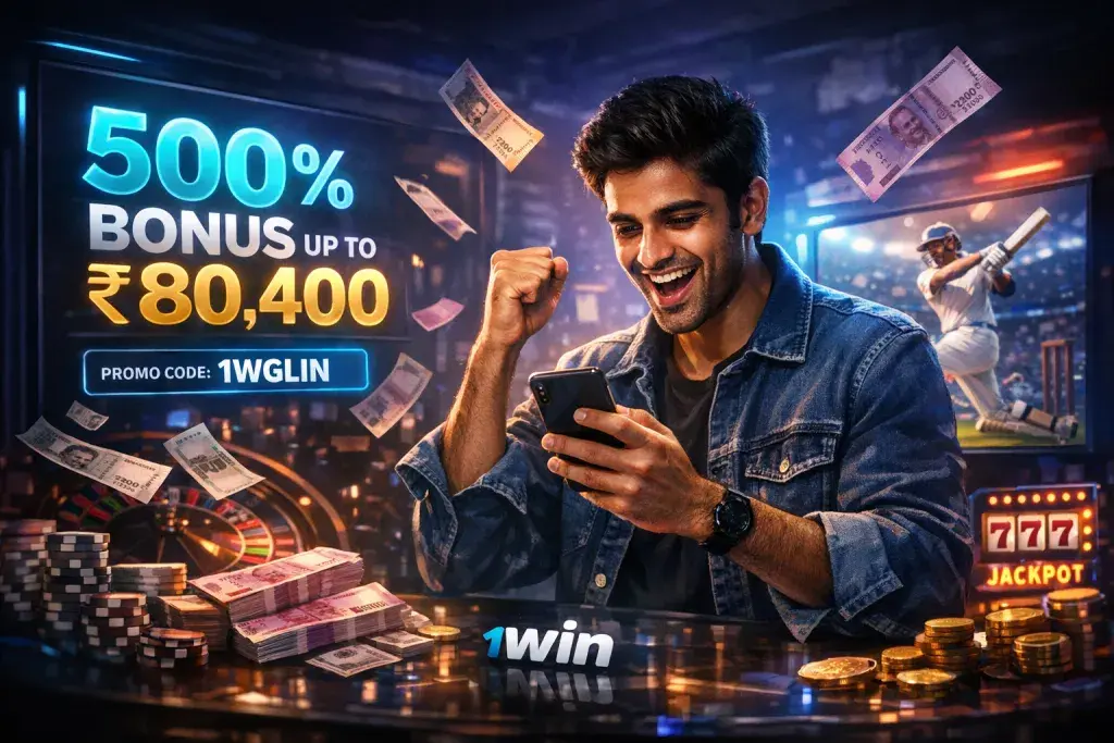 1Win Launches 500% Signup Bonus Up to ₹80,400 for New Indian Users